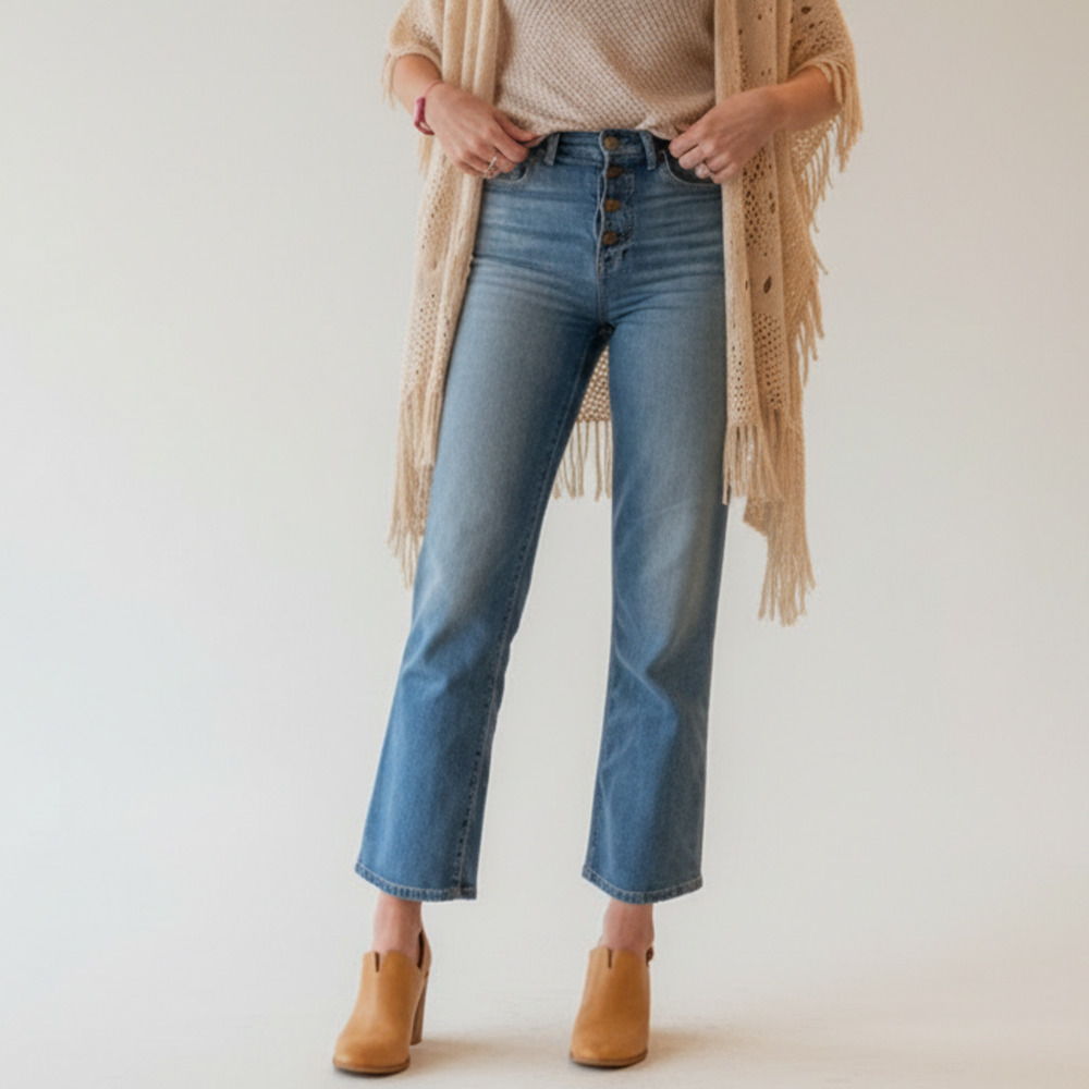 Madewell Slim Wide Leg Crop Jeans – 25T